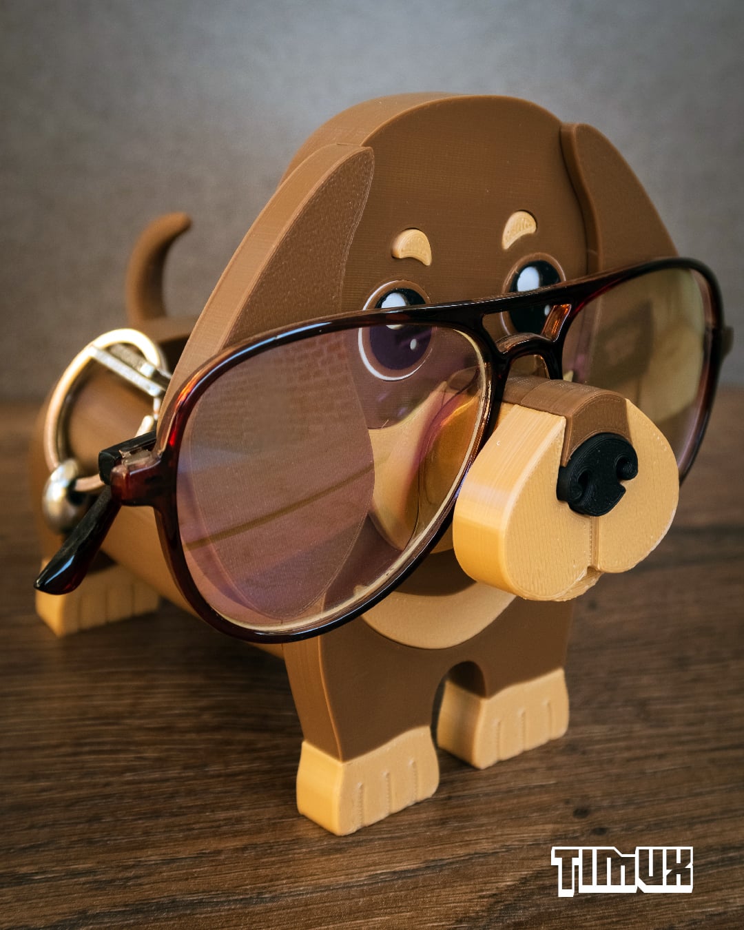 DACHSHUND GLASSES HOLDER 3d model