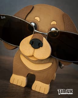 DACHSHUND GLASSES HOLDER 3d model