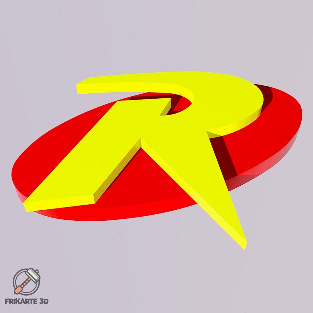Robin Logo 3d model