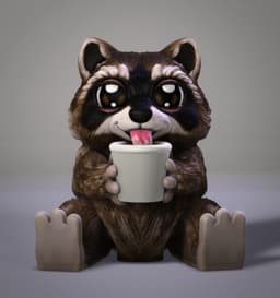 Fred the Racoon 3d model
