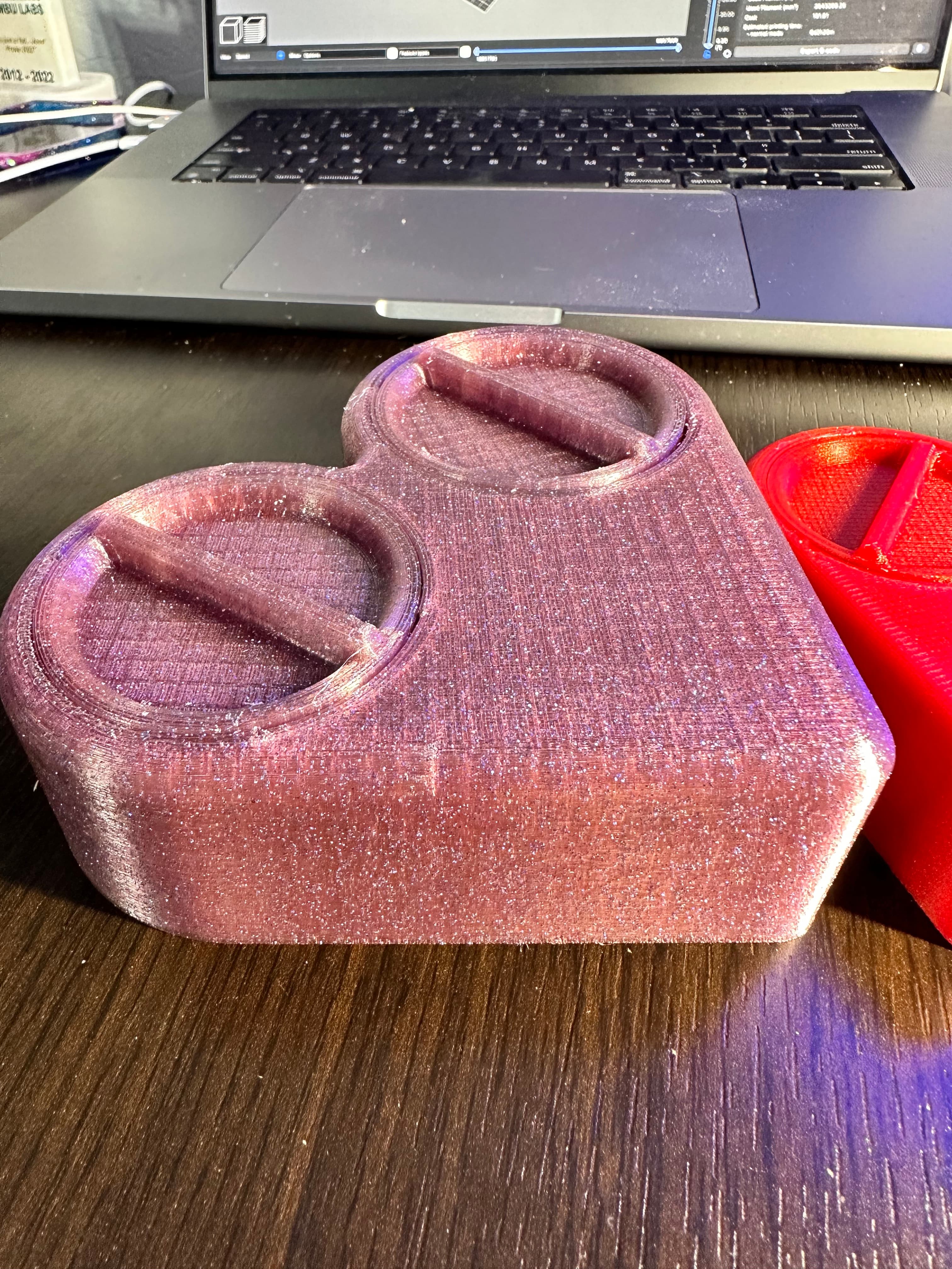 His & Hers Double Locking Heart Stash Box! 3d model