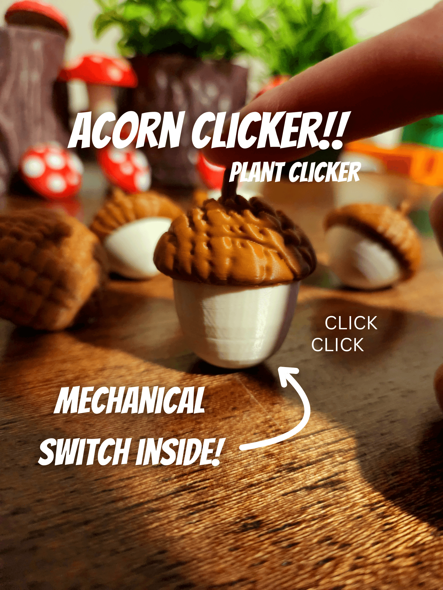 Acorn Clicker!! 3d model