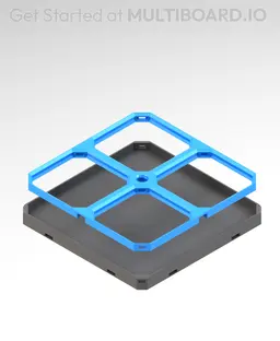 2x2 LU - Drop-In Multibin Panel 3d model