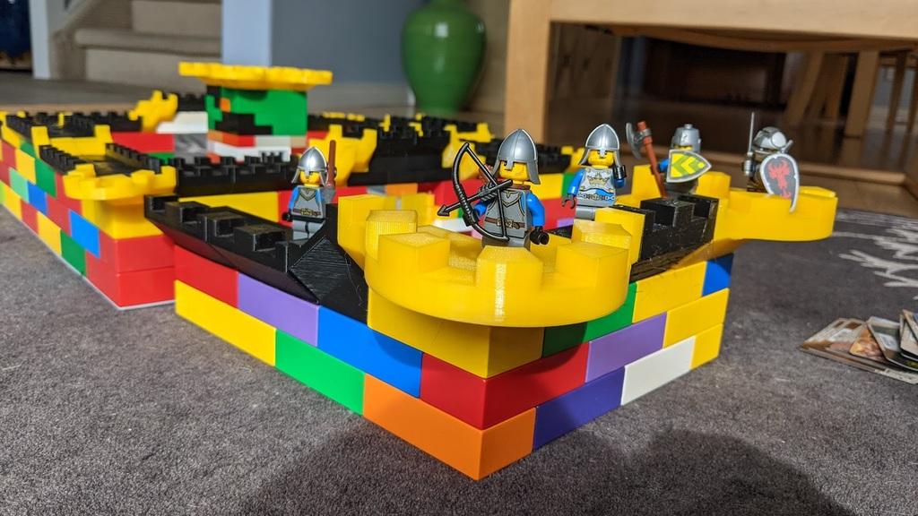 Castle Parts - Lego and Duplo Compatible  3d model
