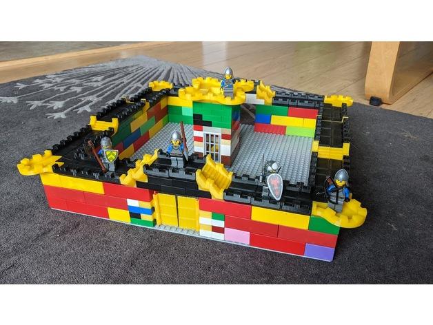Castle Parts - Lego and Duplo Compatible  3d model