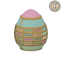 Easter Egg Lockbox 3d model