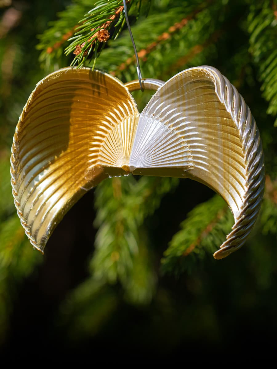 Angel's Wings Christmas Ornament 3d model