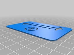 Sparrows Mace Pick card 3d model