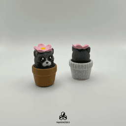Potted Kitty Clicker 3d model