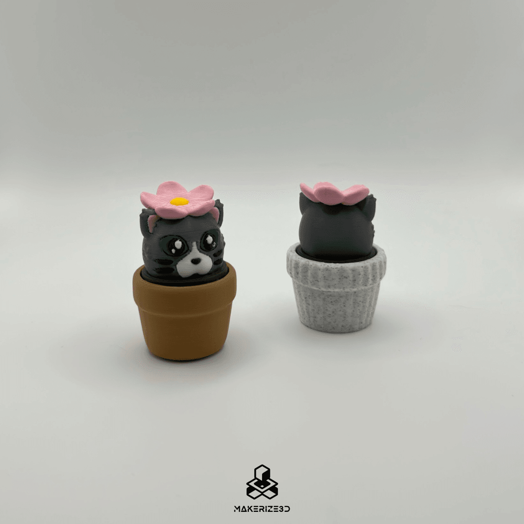 Potted Kitty Clicker 3d model
