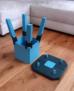 Stool is the box 3d model