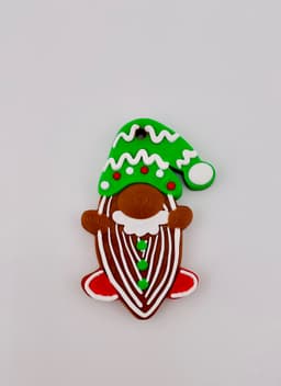 Gingerbread Cookie Ornament Set 3d model