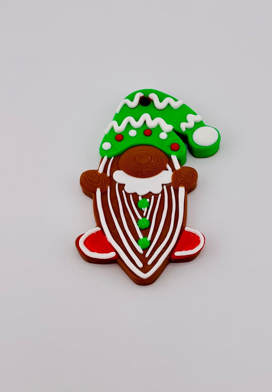 Gingerbread Cookie Ornament Set 3d model