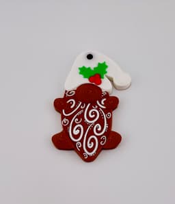Gingerbread Cookie Ornament Set 3d model