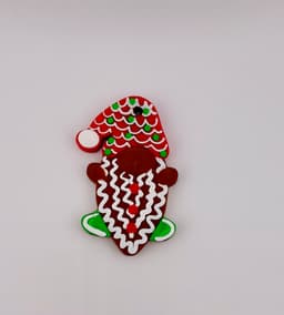 Gingerbread Cookie Ornament Set 3d model