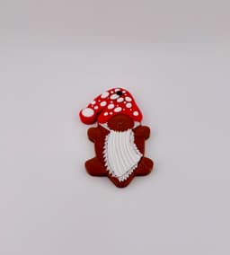 Gingerbread Cookie Ornament Set 3d model
