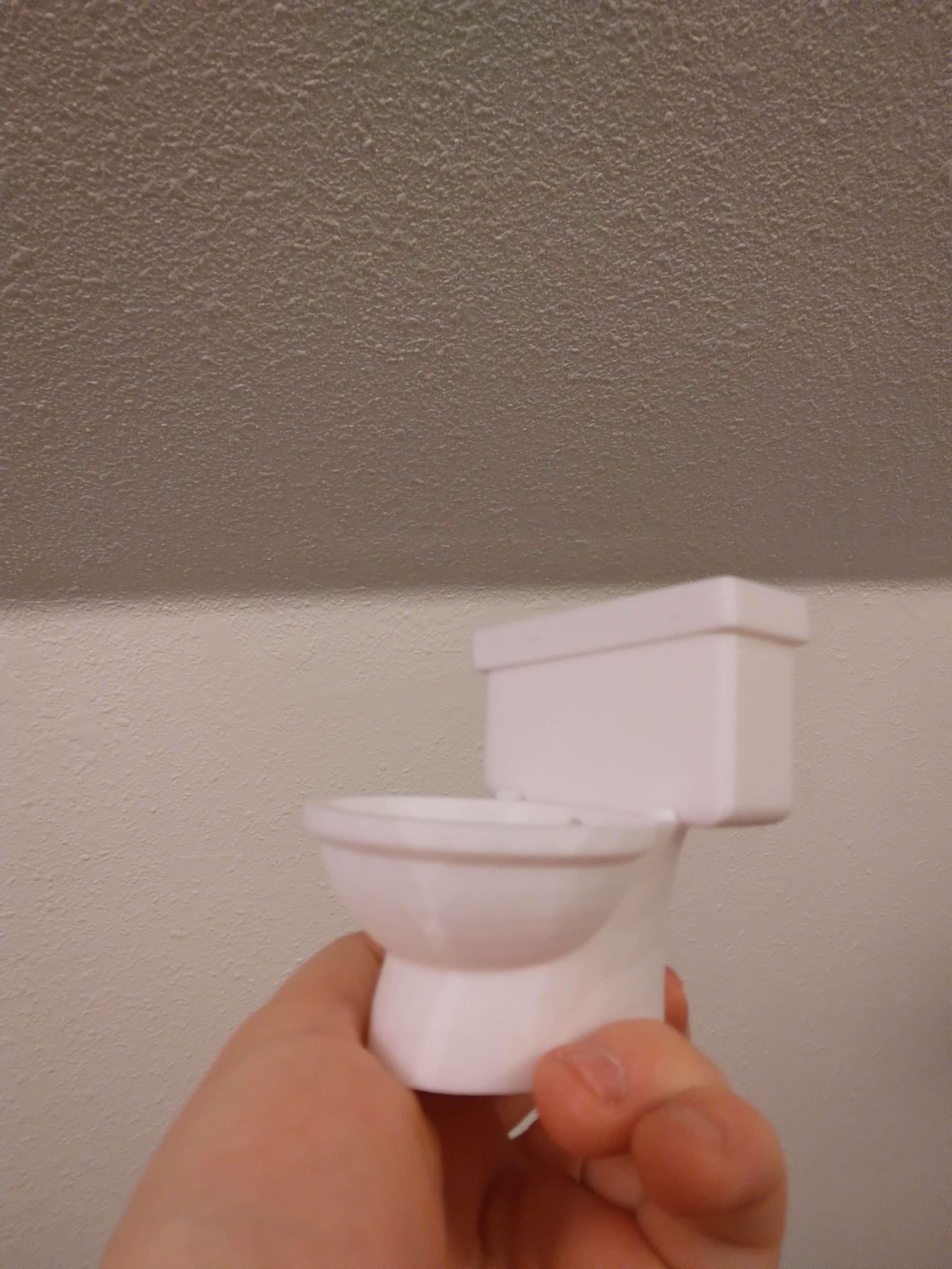 Toilet For Modular Desktop Fountain 3d model