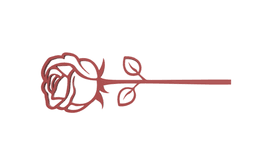 ROSE FOR FATHERSDAY / STANDING ROSE / GIFT / FATHER'S DAY 3d model