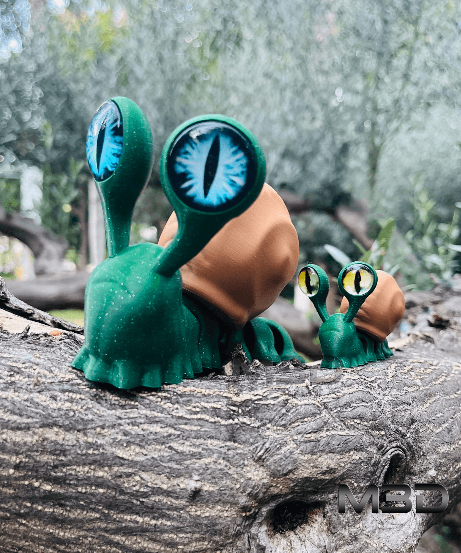 Flexi Serious Snail / no supports / 3mf included 3d model