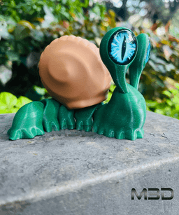 Flexi Serious Snail / no supports / 3mf included 3d model