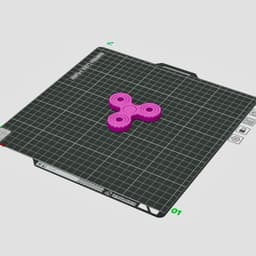 Anti Stress Fidget Spinner Print in Place 3d model