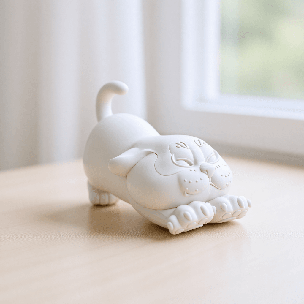 Cute Tiger Decor 3d model