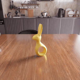 Easter Bunny Figure – Spring Home Decor 3d model