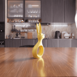 Easter Bunny Figure – Spring Home Decor 3d model