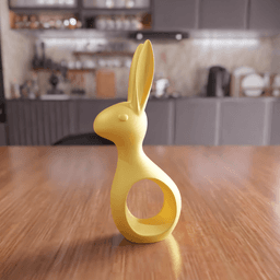 Easter Bunny Figure – Spring Home Decor 3d model