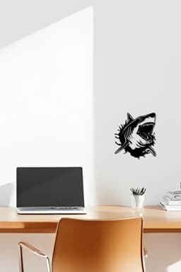 Shark Wall Art, Wall Decor, Home Decor 3d model