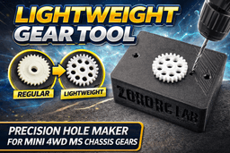 Mini 4WD MS Gear Lightweight Hole Maker Tool – Precision Drilling Jig 3d model