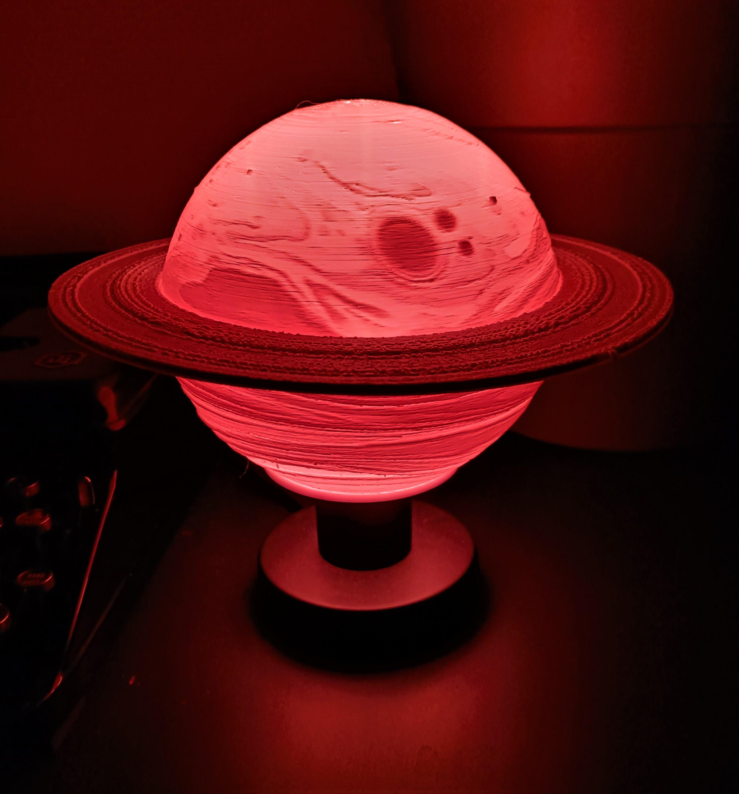 Saturn Desk Lamp 3d model