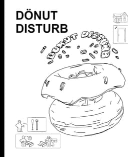 Donut Disturb - Door Hanger 3d model