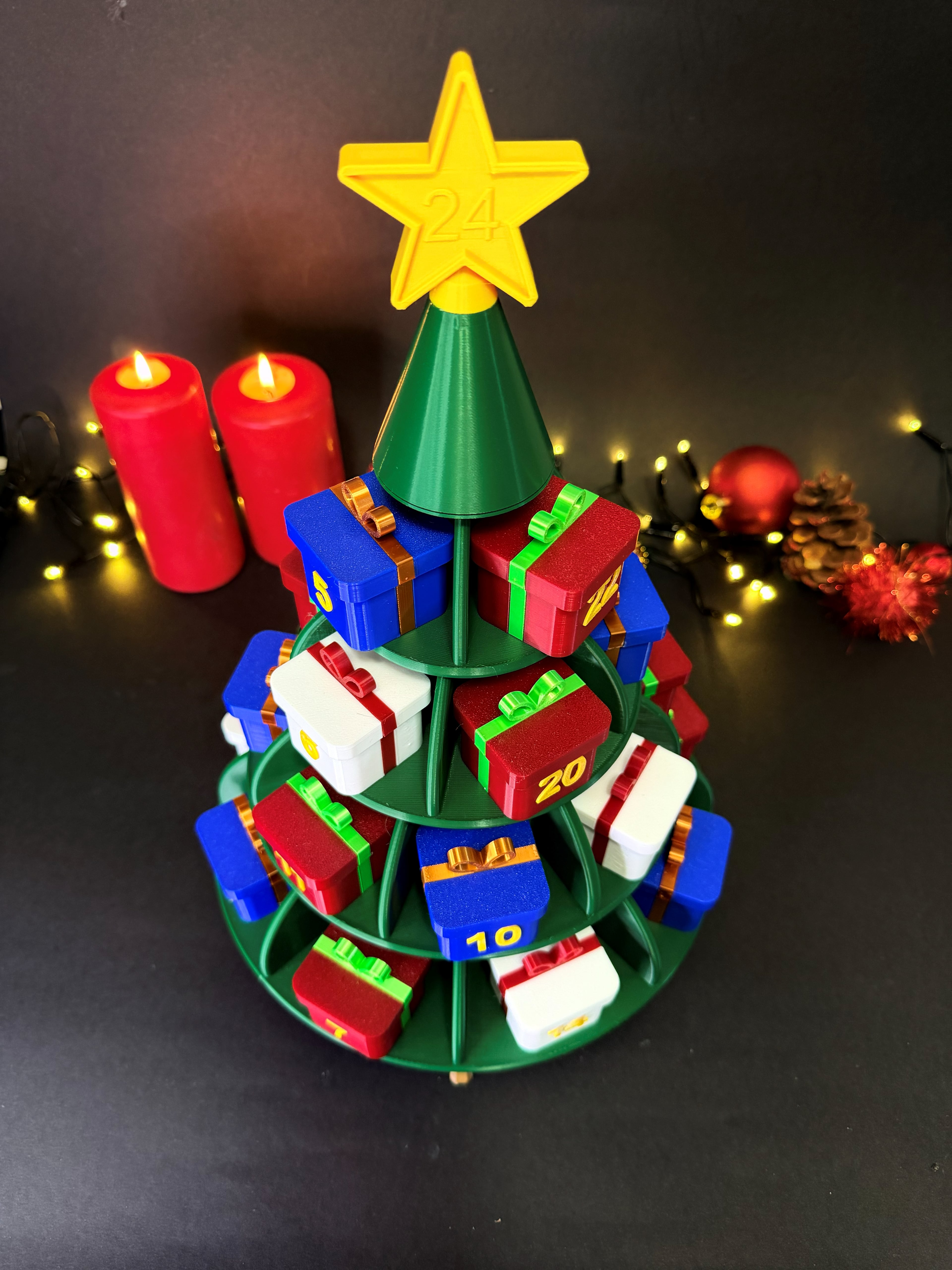 Christmas Tree Advent Calendar 3d model