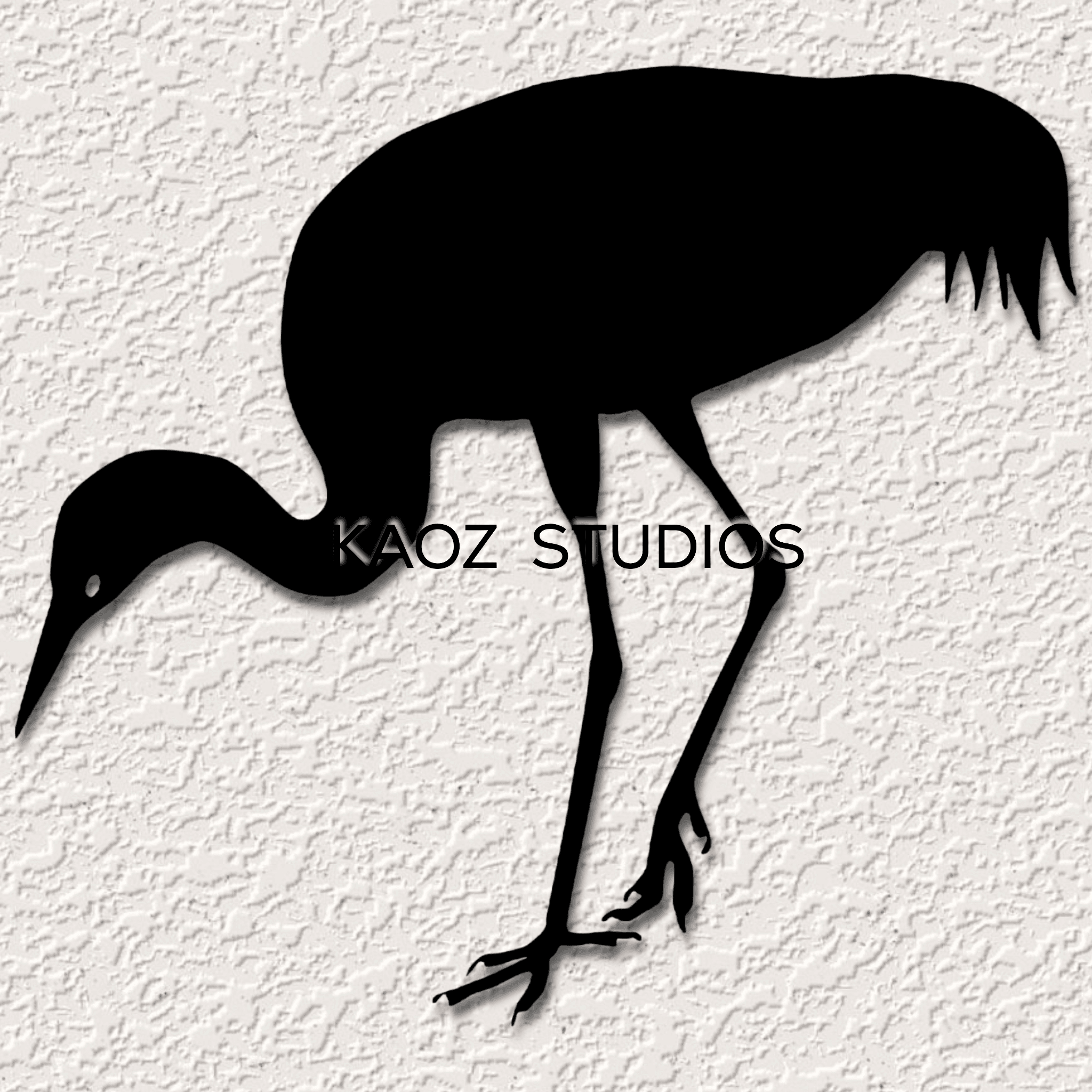 sandhill crane wall art bird wall decor nature scenery 3d model