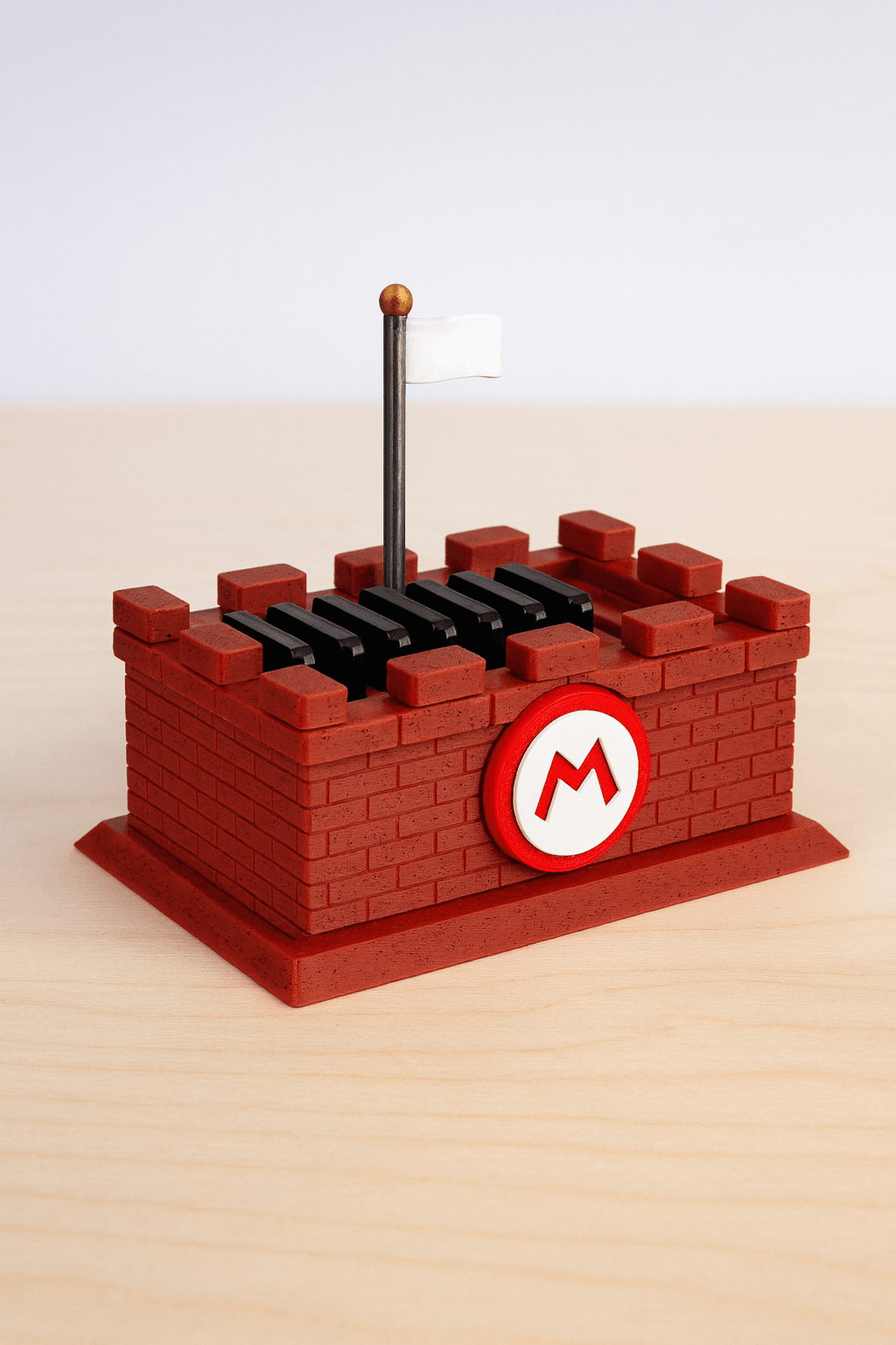 Mario Castle Switch Game Holder 3d model