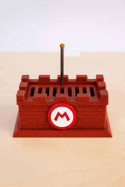 Mario Castle Switch Game Holder 3d model