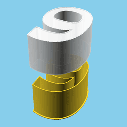 DIGIT NINE, nestable box (v1) 3d model