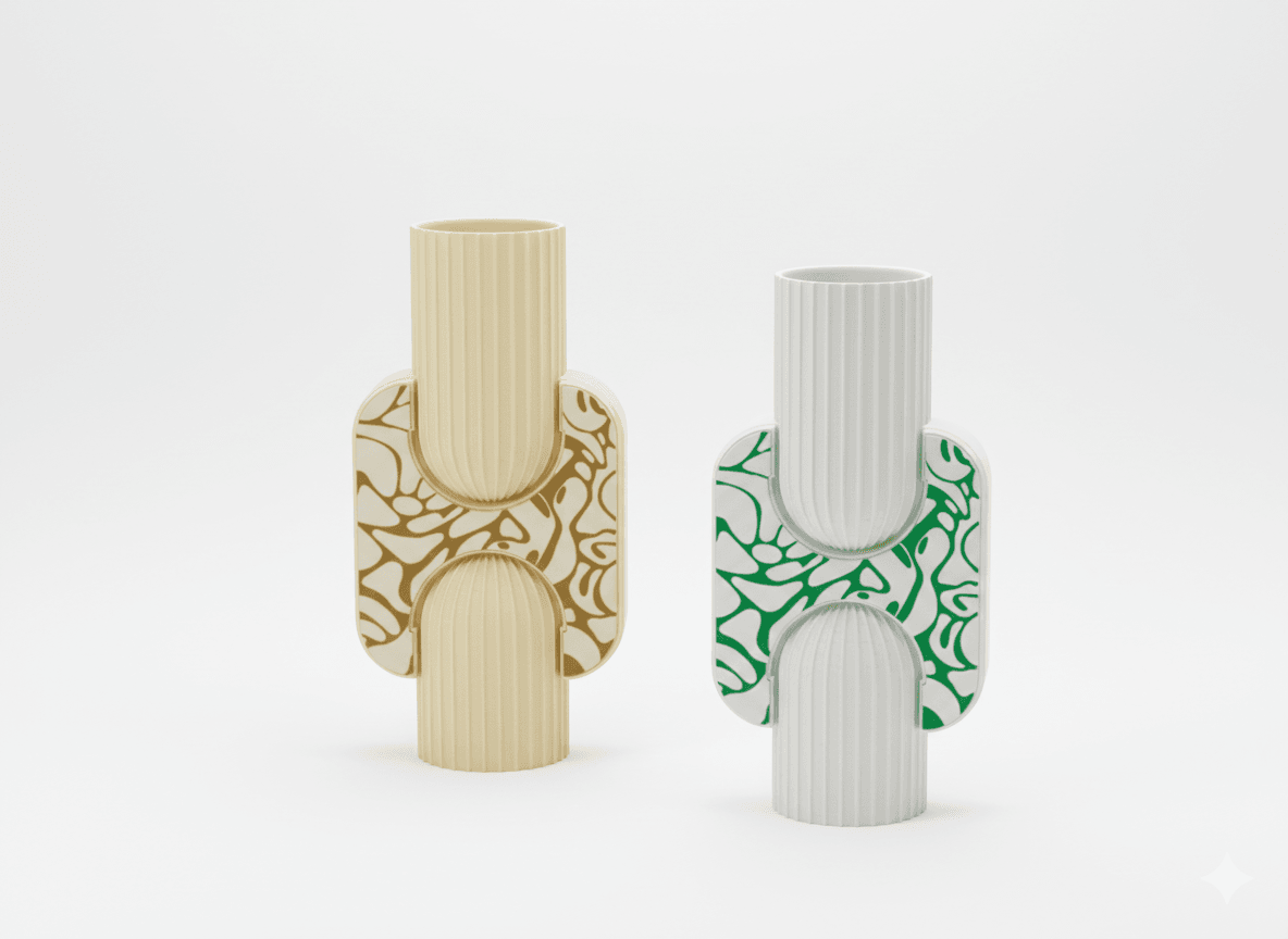 Minimalist Color Vase 3d model