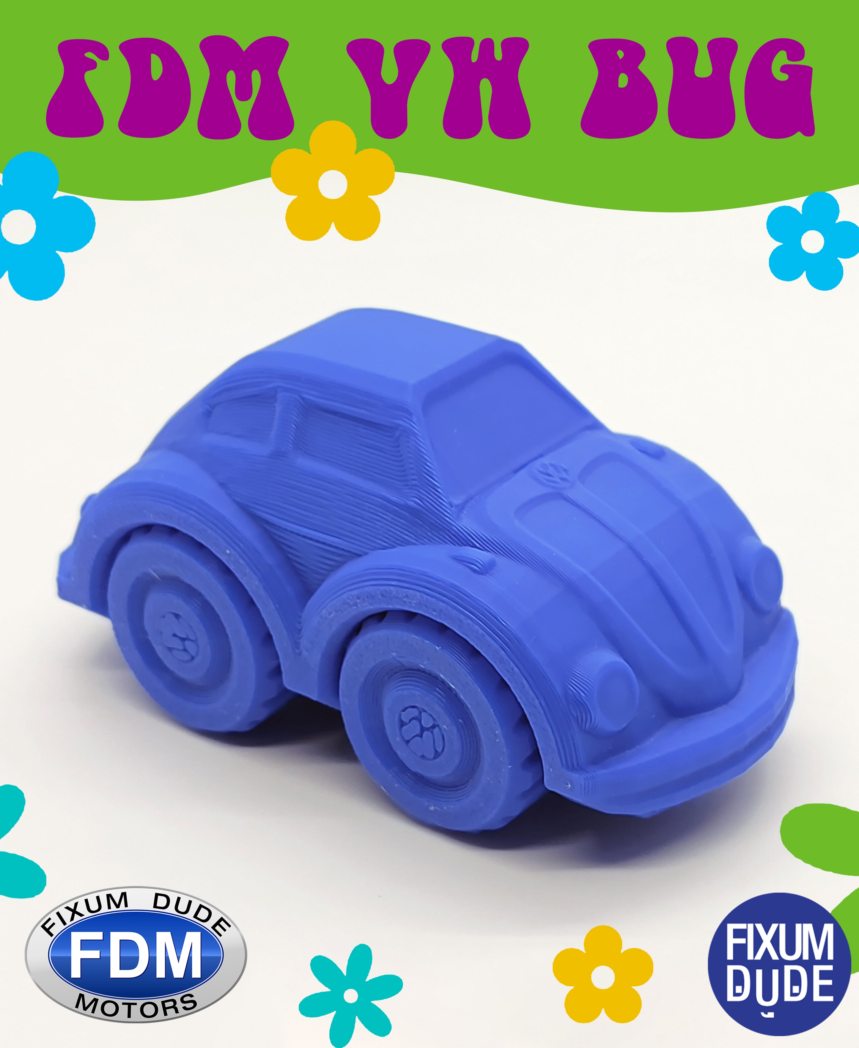 Fixum Dude Motors PiP VW Bug 3d model