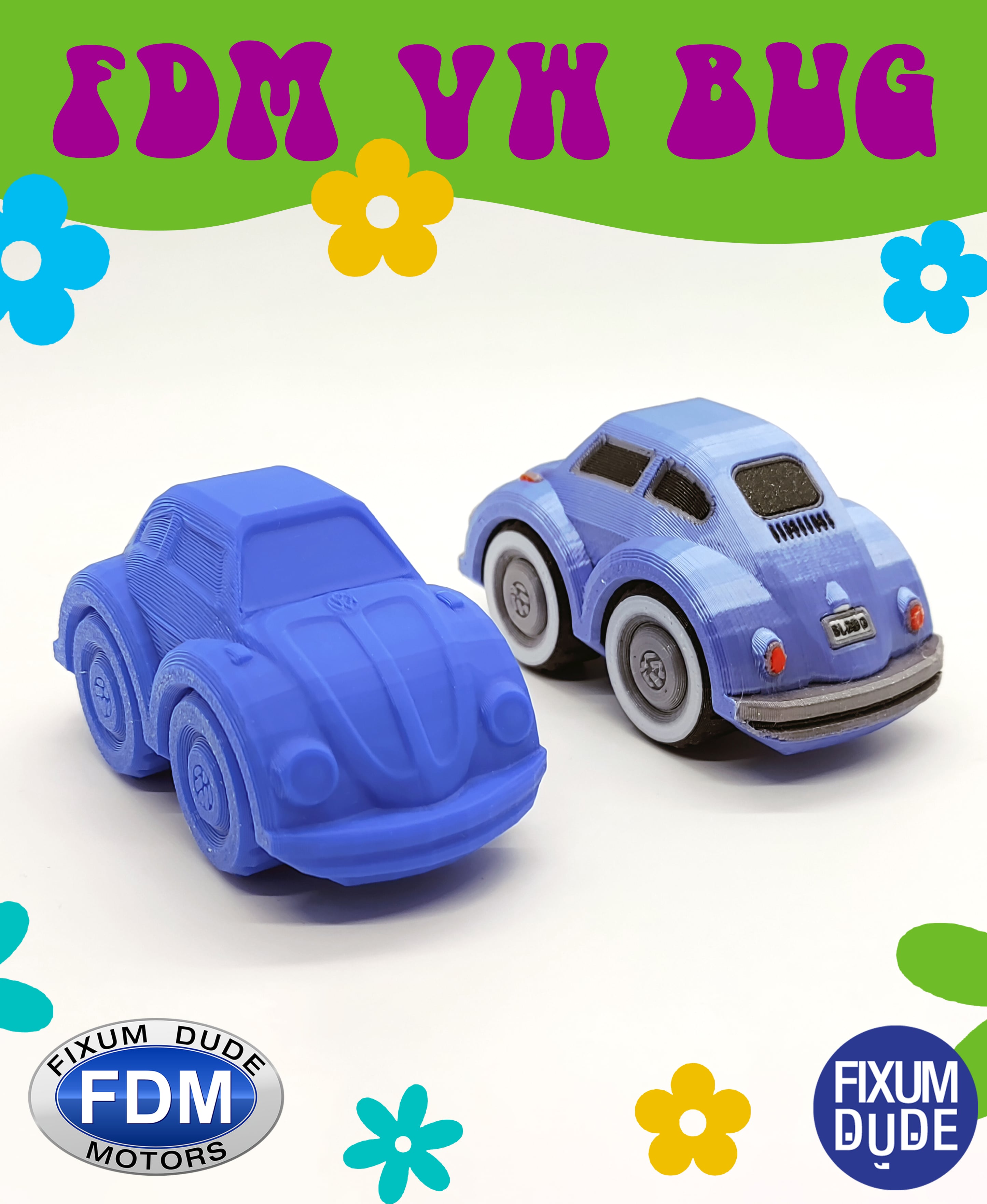 Fixum Dude Motors PiP VW Bug 3d model