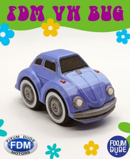 Fixum Dude Motors PiP VW Bug 3d model