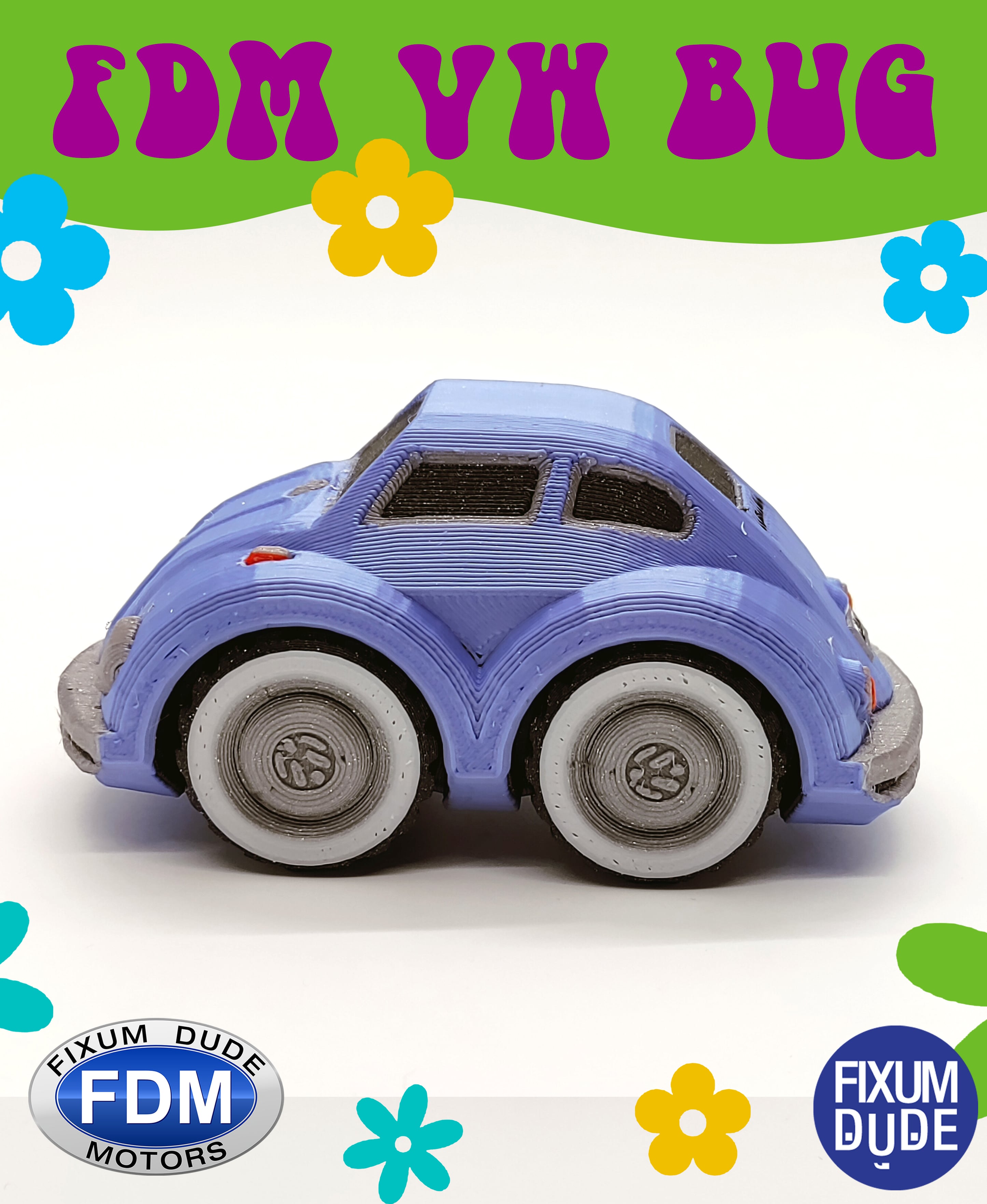 Fixum Dude Motors PiP VW Bug 3d model