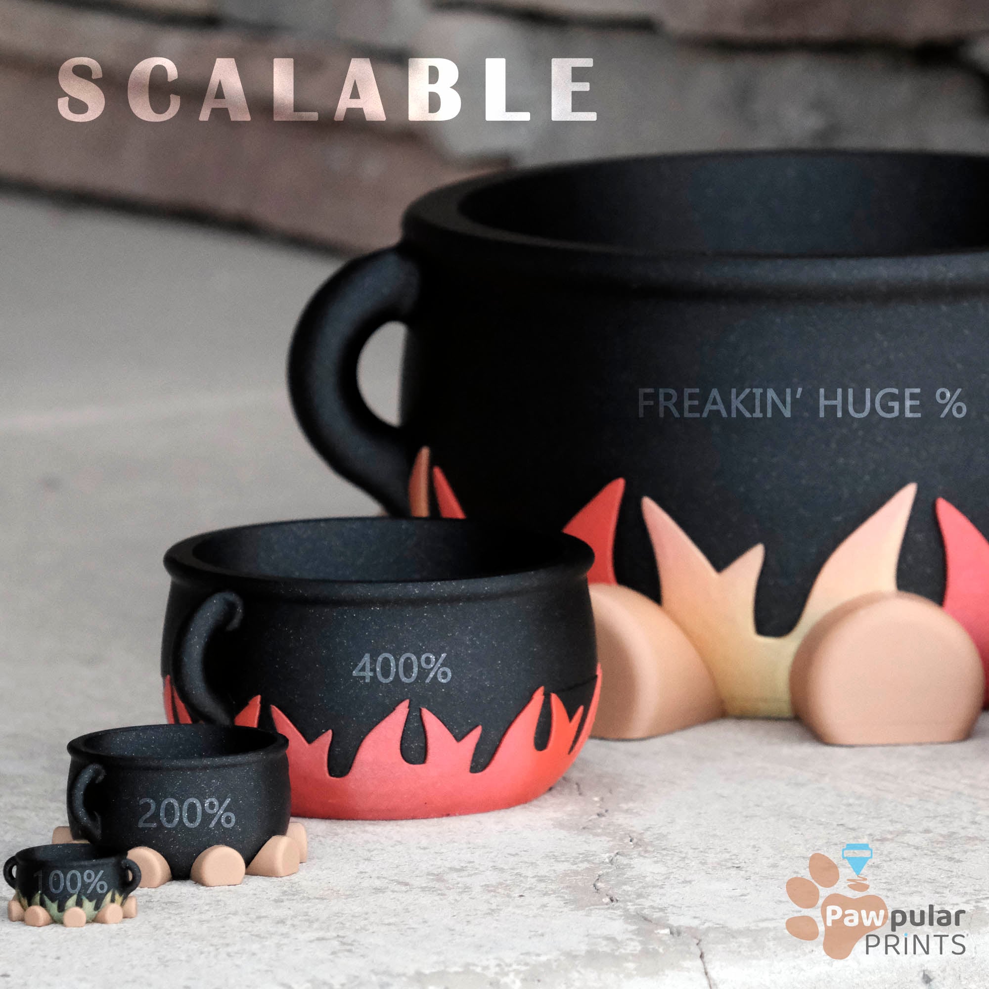 Cauldron Carriers 3d model