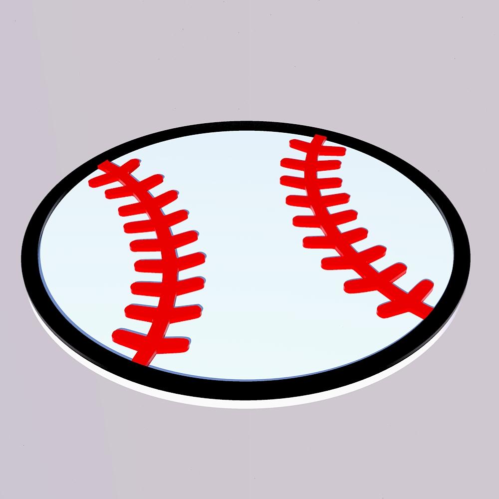 Baseball Coaster ⚾🍺 3d model
