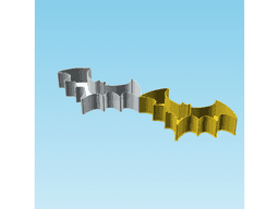 Bat 0059, nestable box (v2) 3d model
