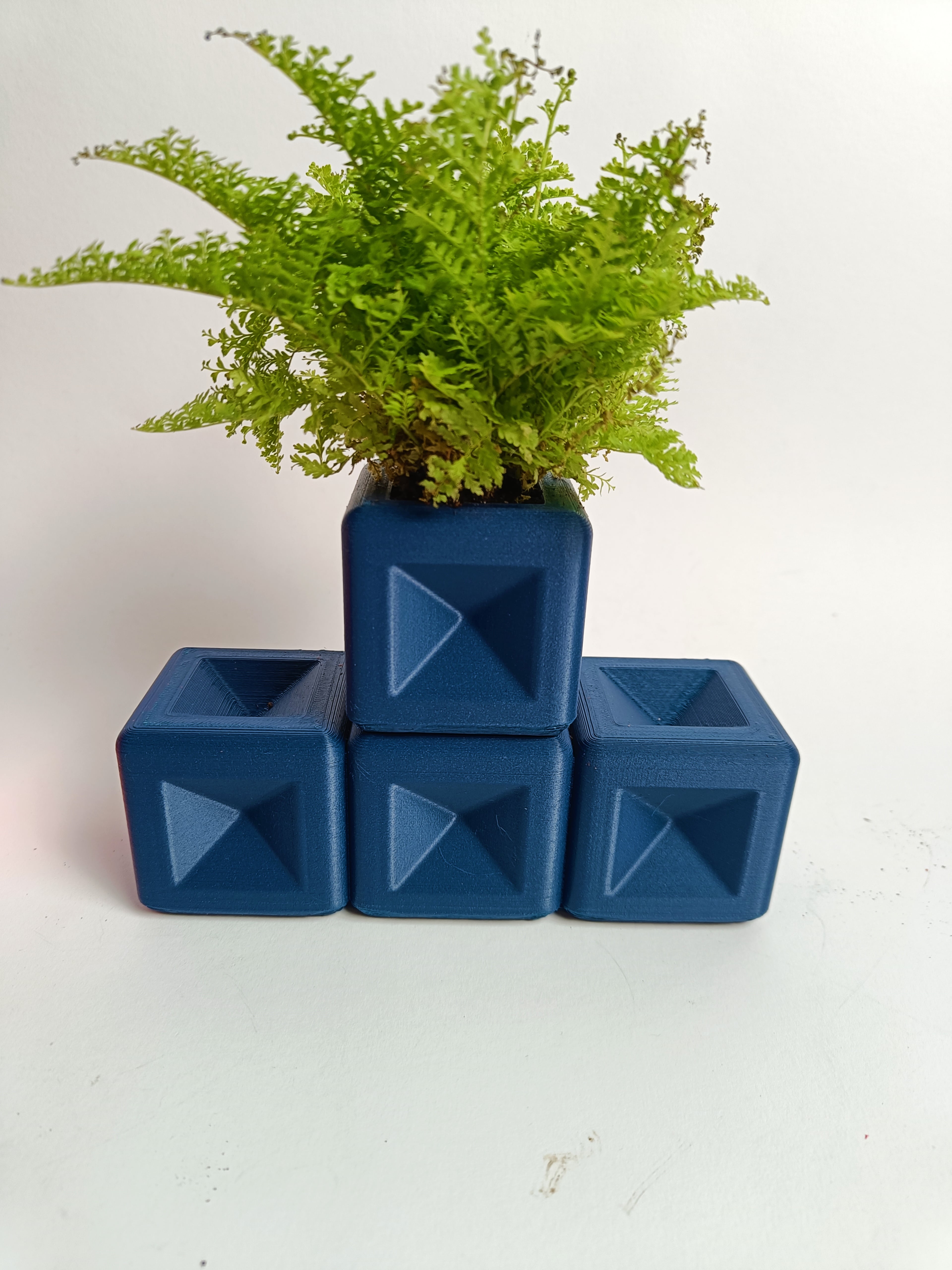 Tetris W Planter 3d model