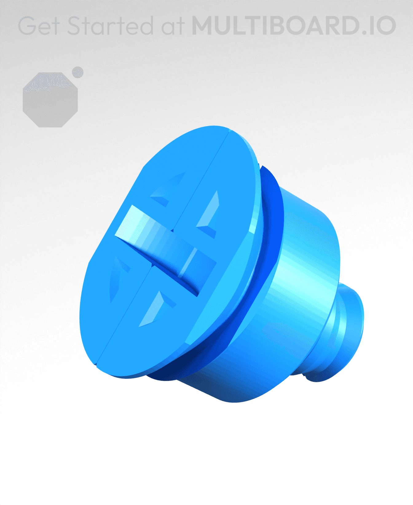Double-Sided Fix Point - Bolt-Locker 3d model