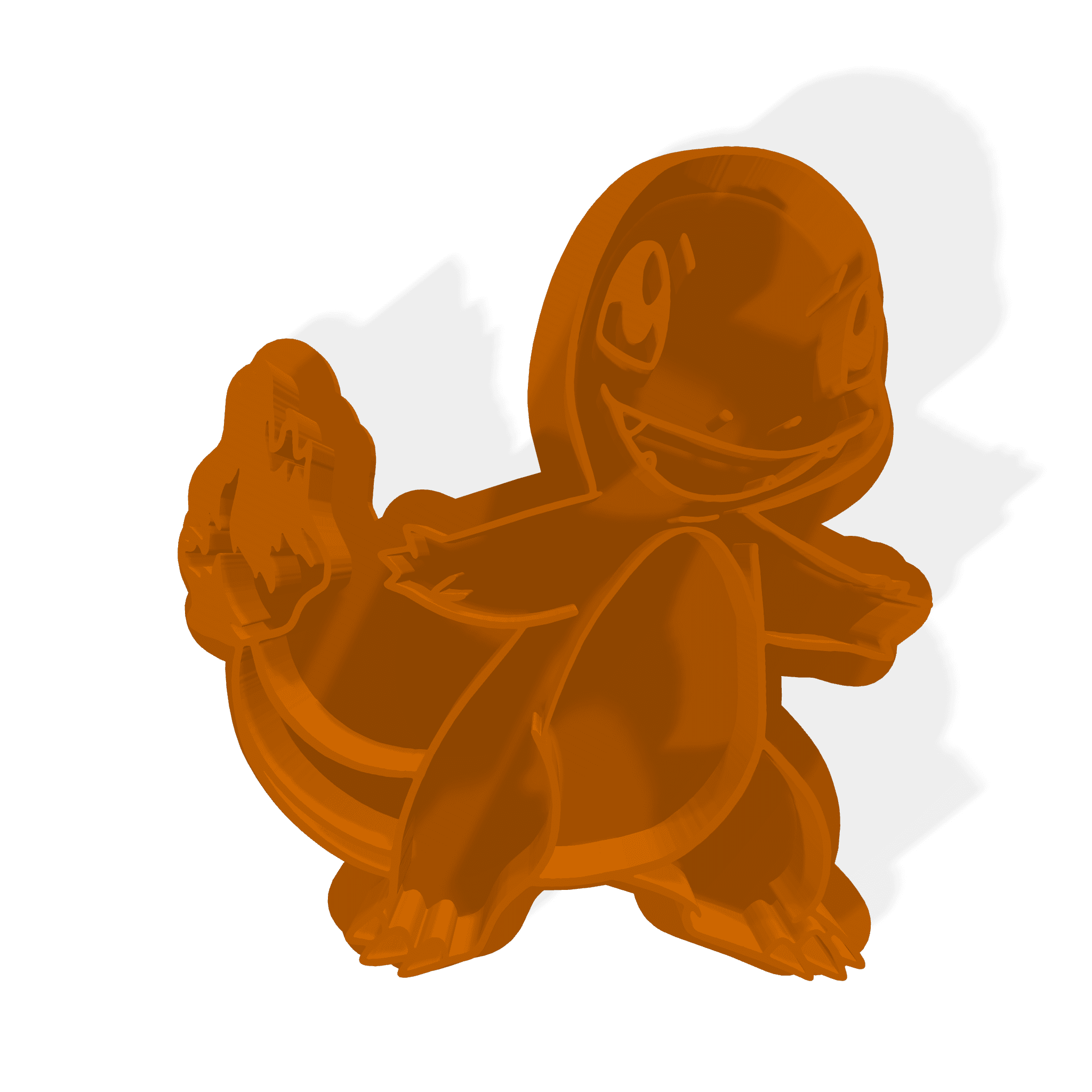 Pokemon Cookie Cutter - Charmander 3d model