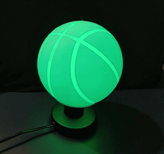 Basketball Desk Lamp 3d model
